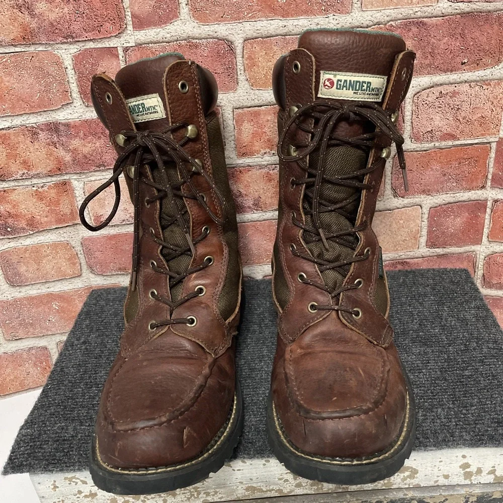 Gander‎ Mountain Hunting Hiking Boots Brown Mens Size 13